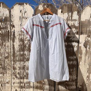 JCREW Summer Beach Dress/Cover-up w/ BoHo trim